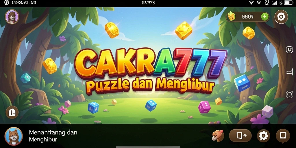 Screenshot gameplay CAKRA777 menampilkan aksi berpuzzle yang intens dan menarik.