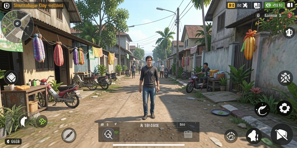 Tangkapan layar gameplay G668 menampilkan simulasi kehidupan yang menarik.