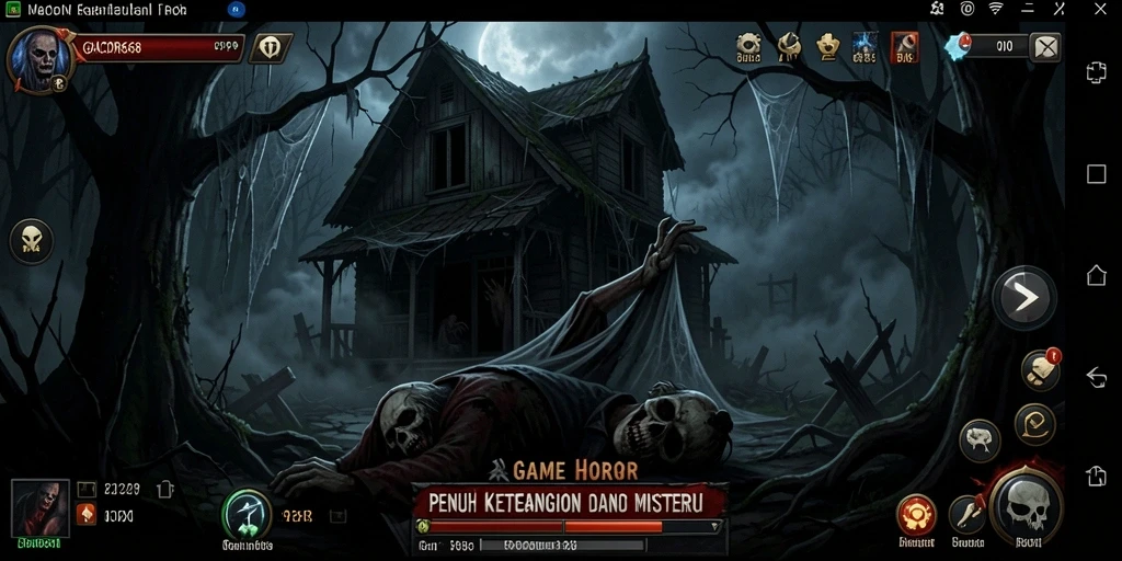 Tampilan gameplay GACOR668 yang menegangkan dan menakutkan.