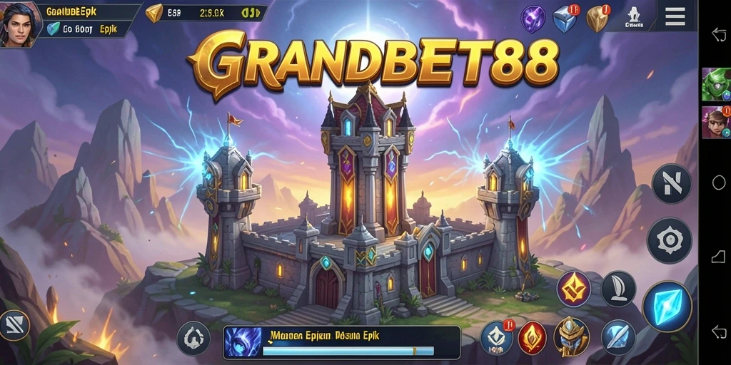 Gameplay Tower Defense yang seru dan menantang.
