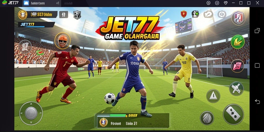 Tampilan gameplay JET77 yang imersif dan penuh aksi.