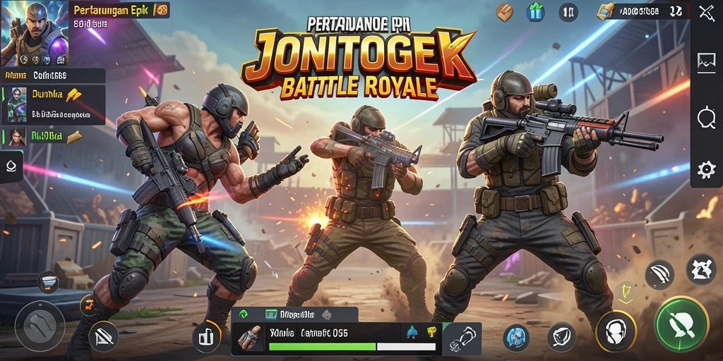 Tampilan gameplay JONITOGEL yang seru dan penuh aksi.
