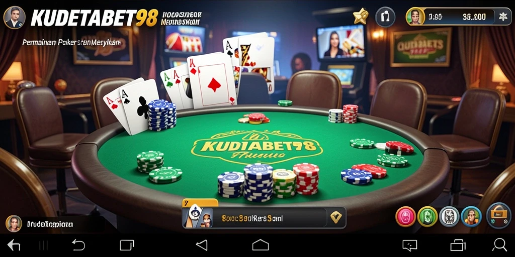 Gameplay poker yang menarik di KUDETABET98.