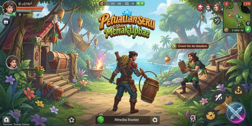 Screenshot menunjukkan gameplay menakjubkan dari LG111 saat menjelajahi dunia petualangan.