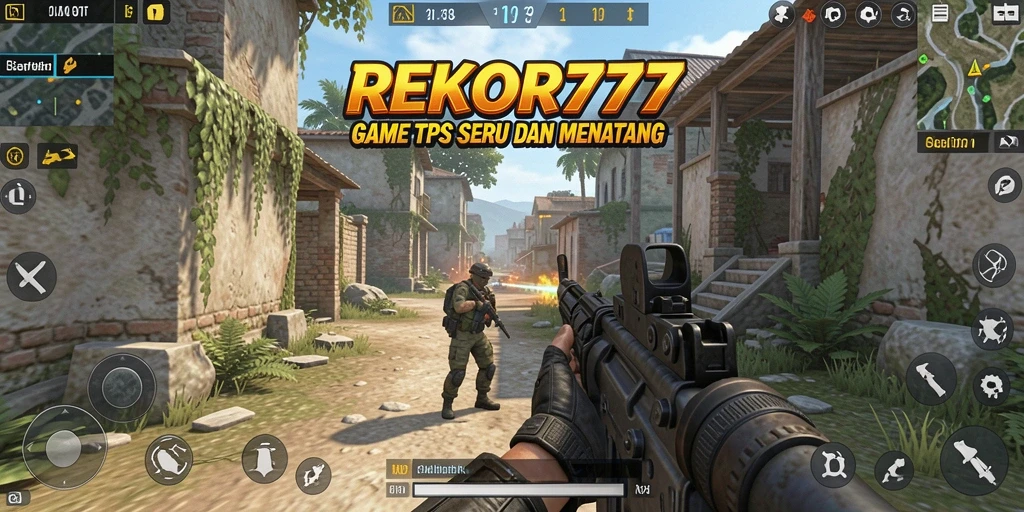 Screenshot gameplay seru REKOR777 menampilkan pertarungan TPS yang mendebarkan.