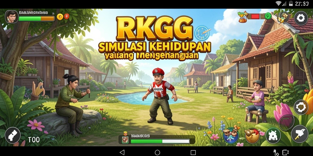 Tampilan gameplay RKGG menunjukkan interaksi karakter dan lingkungan yang dinamis.